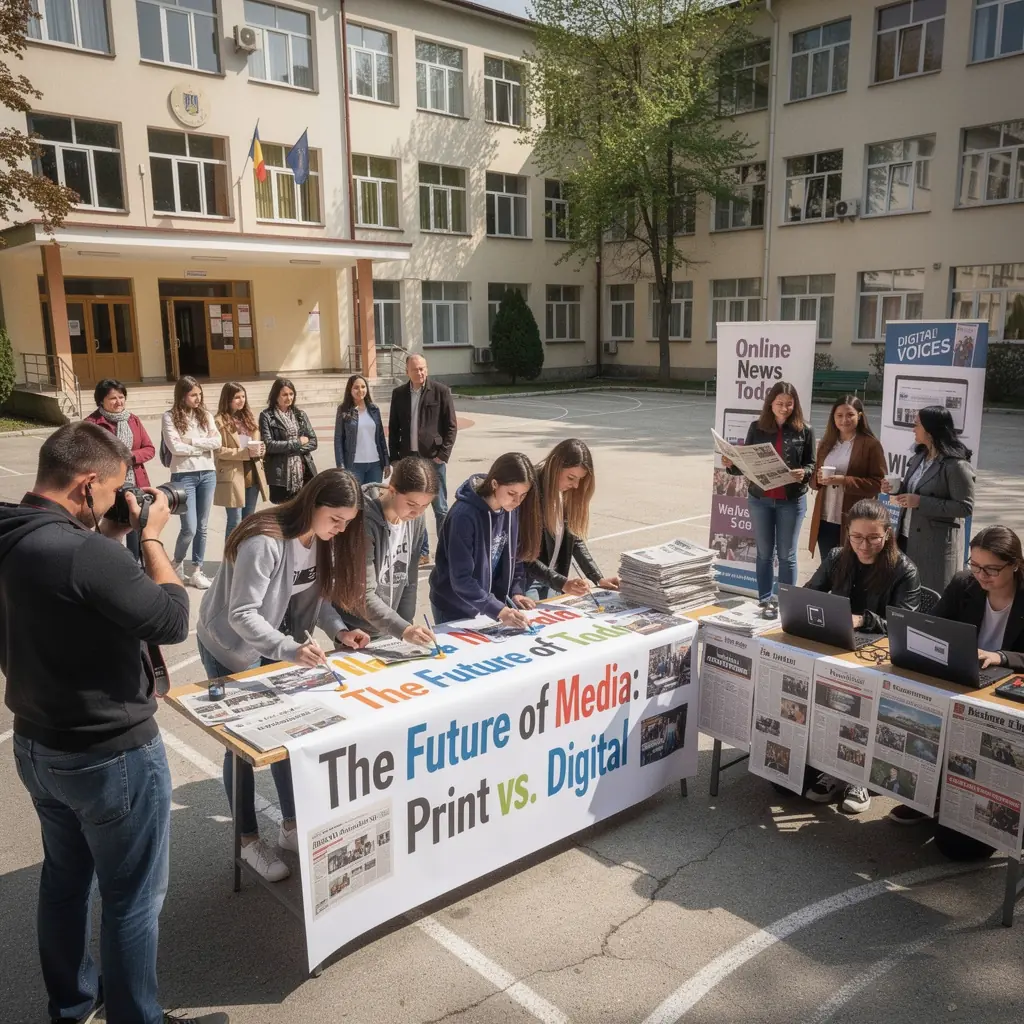 Digital media transforming news consumption trends.