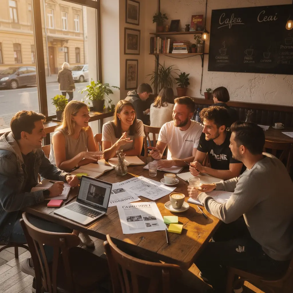 Professional business team collaboration